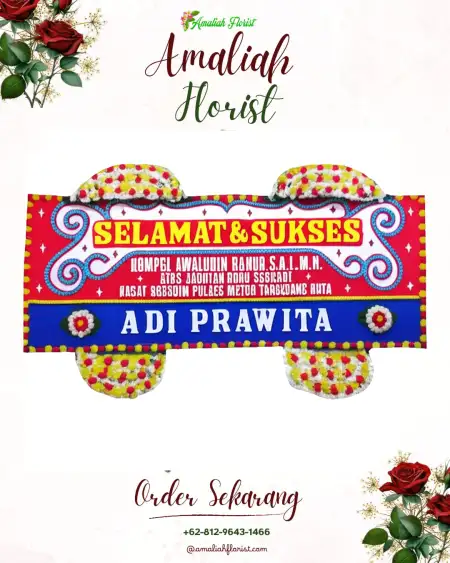 Papan Bunga Ucapan Selamat cisewu